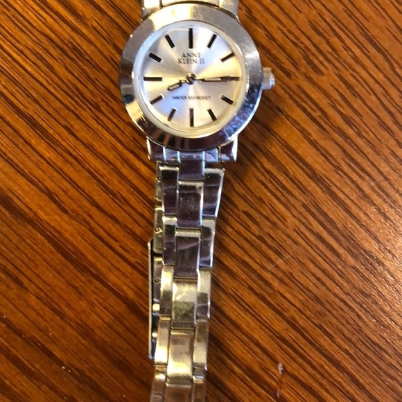 Ann Klein silver watch Adjustable  new without the tags